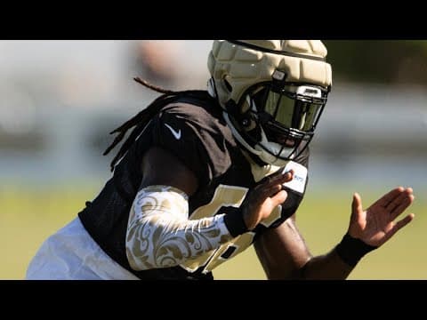 Saints training camp interviews
