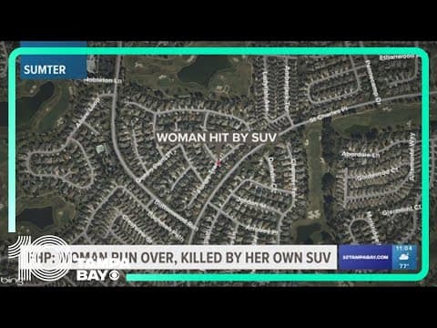 Woman run over, killed by her own SUV checking on a car she hit, troopers say