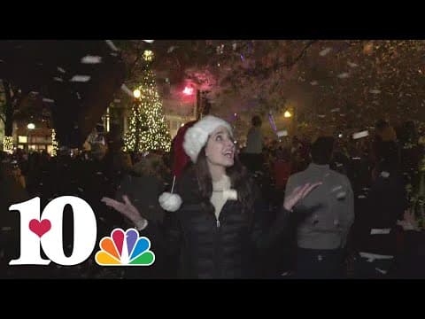 Starting Christmas with a bang: Knoxville lights tree and fireworks for Christmas in the City