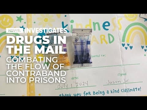 Oregon prisons fight deadly drugs smuggled through mail