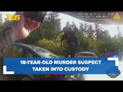 Teen murder suspect taken into custody