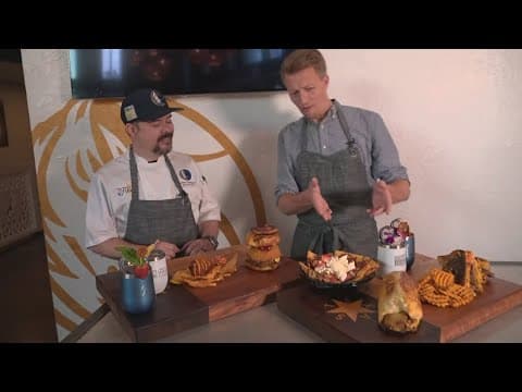 Tasting the latest food put out for the NBA Finals at the American Airlines Center