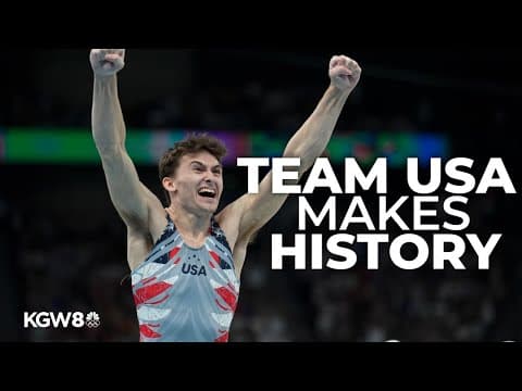 Paris Olympics: US men's gymnastics wins first medal in 16 years
