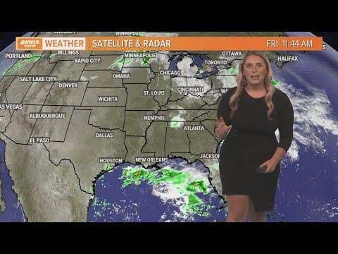 Beautiful, sunny, and less humid weekend on the way