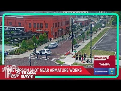 At least 1 hurt in shooting at Armature Works in Tampa
