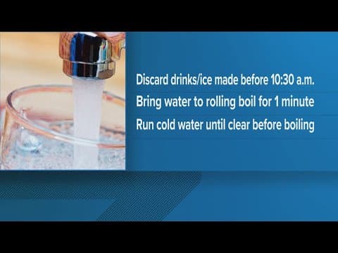 Here's who is under a boil water advisory in DC