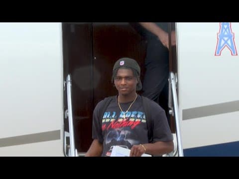 Raw interview: Cam Ward speaks after returning to Texas as NFL's No. 1 draft pick