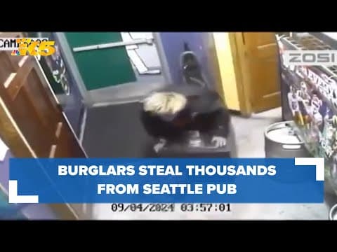 'It's a violation': Burglars steal thousands of dollars from Bleachers Pub in Seattle