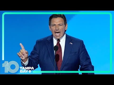 Gov. DeSantis at RNC: 'Florida is a solid Republican state'