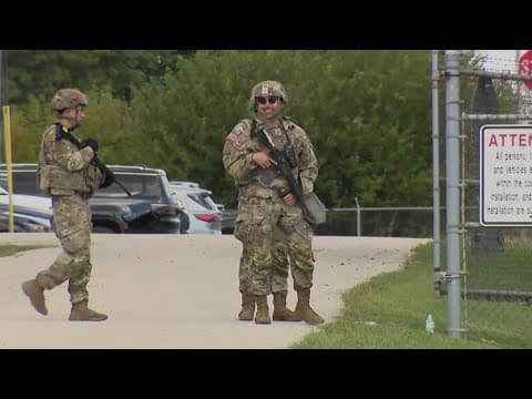 Texas National Guard troops deployed to Chicago to tackle crime