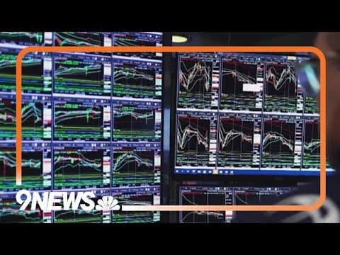 President Trump meets with business leaders as stock market falls for second day in a row