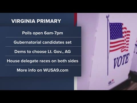 Virginia's Primary election is tomorrow