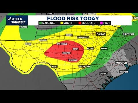 Forecast: Flash flooding risk upgraded for same area in Texas Hill Country devastated by floods