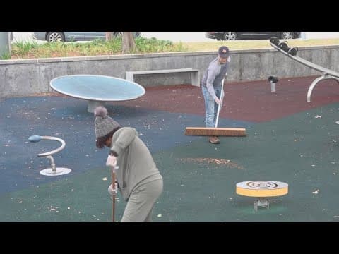 Volunteers honor Dr. King's legacy, cleaning up Emancipation Park