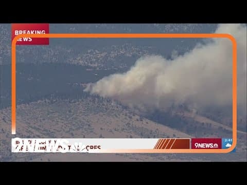 Viewer whose parents live between 2 Colorado wildfires describes experience