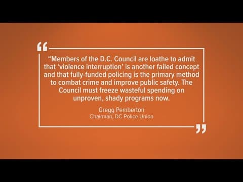 DC Police Union wants violence interrupter program shut down