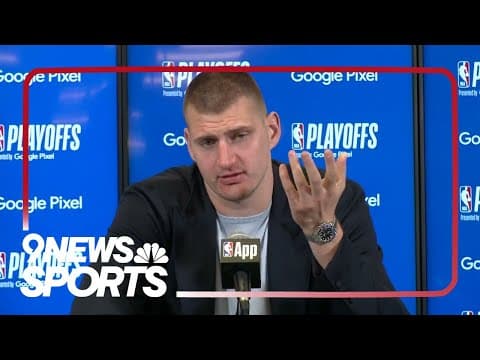 'I'm a freak of nature' | Nikola Jokic jokes about his athleticism after playoff dunk