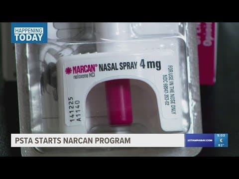 Narcan will soon be available at PSTA terminals