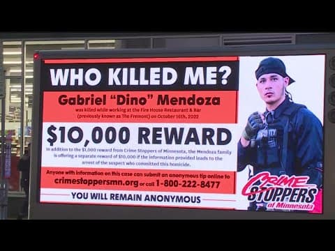Family offers $10K reward for information leading to arrest, conviction of Gabriel Mendoza's killer
