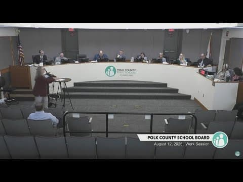 Polk County School Board discusses rezoning certain