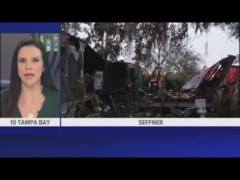 Fire investigator holds person at gunpoint after being attacked while 2 mobile homes were up in flam