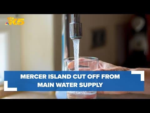 Mercer Island residents asked to conserve water
