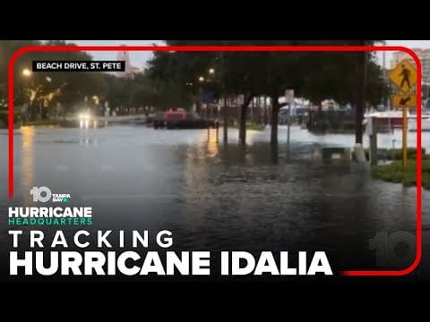 Hurricane Dalia puts downtown St. Pete's Beach Drive underwater