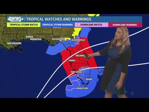 Tuesday 5PM Tropical Update: Hurricane Milton set to bring life-threatening storm surge and damaging