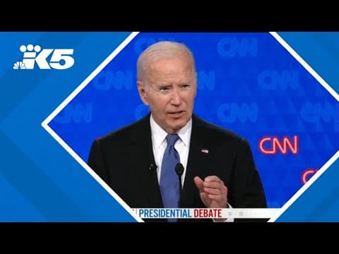 2024 presidential debate: Biden critiques Trump-era economy