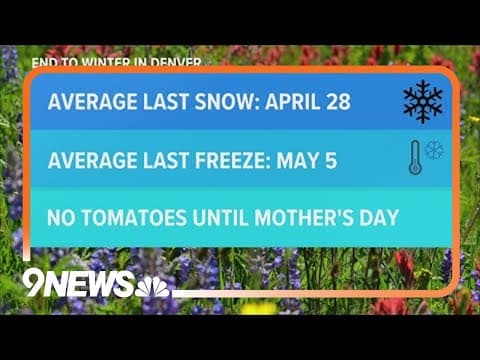80-degree weather doesn't mean snow is done in Denver