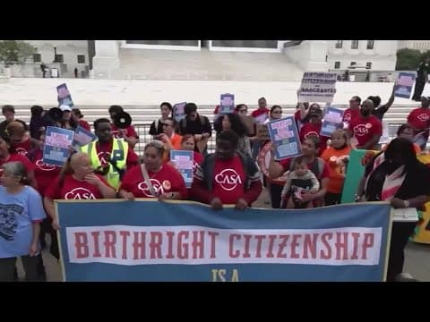 SCOTUS hears arguments on Trump's push to end birthright citizenship