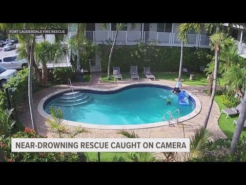 Stranger jumps in to save 6-year-old from near-drowning in Florida pool