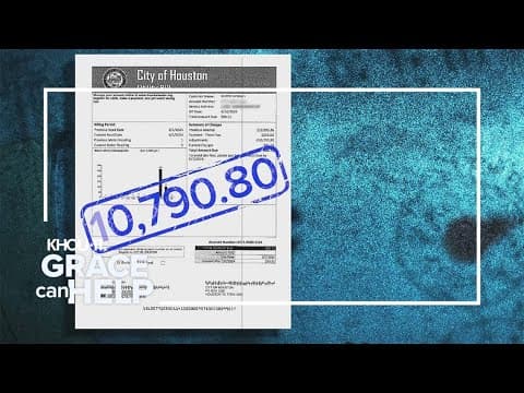 Houston couple gets $10,000 water bill adjustment after calling Grace Can Help