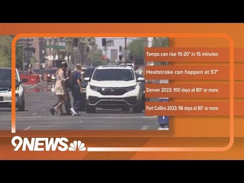 CDOT highlighting the dangers of hot cars during the summer