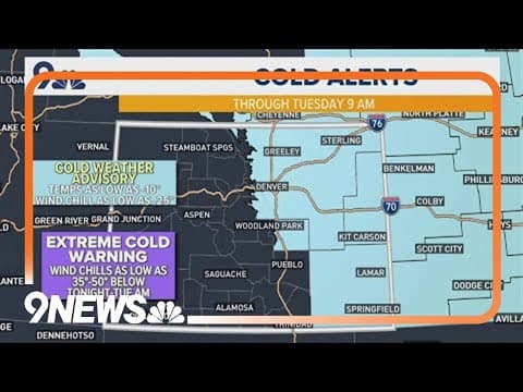Latest forecast | Arctic air sends Denver temps plummeting
