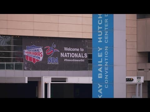 No arrests were made after chaos ensued at a cheer competition in Downtown Dallas