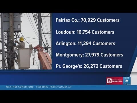 Power outages across the DMV