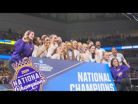 LSU Gymnastics win 2024 NCAA National title