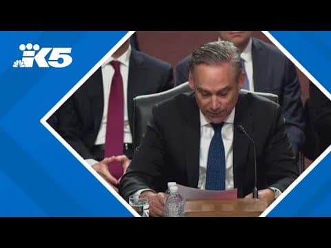 Boeing CEO testifies about efforts to address safety issues, production deficiencies