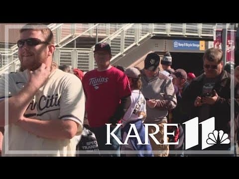 Fans show support for Twins in ALDS