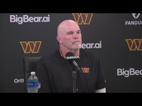 Full Presser: Jayden Daniels out Sunday against Las Vegas Raiders