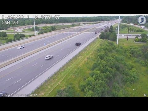 New construction project will restrict lanes along I-465 between 86th and Michigan Road