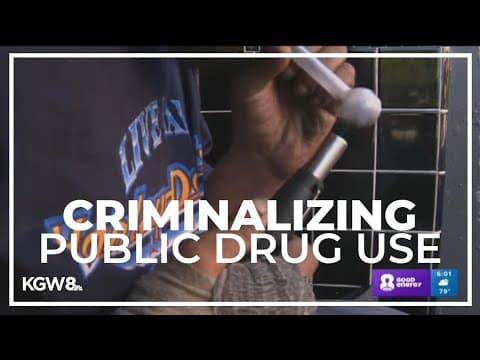 Portland City Council passes ban on public drug use, with one big caveat