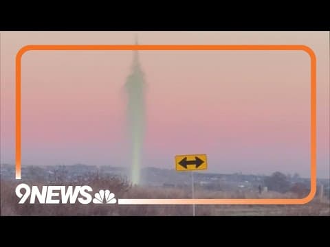 Abandoned oil well plug fails in Weld County