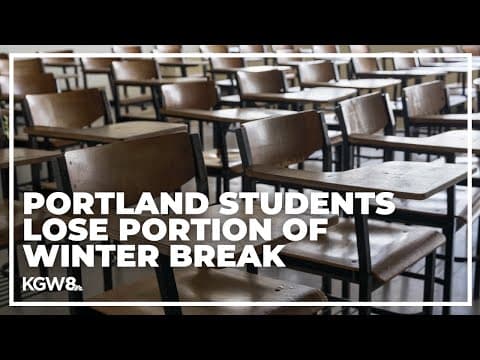 Tentative deal to end Portland teachers strike trims winter break