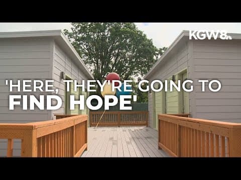 New transitional shelter village opening in Clackamas