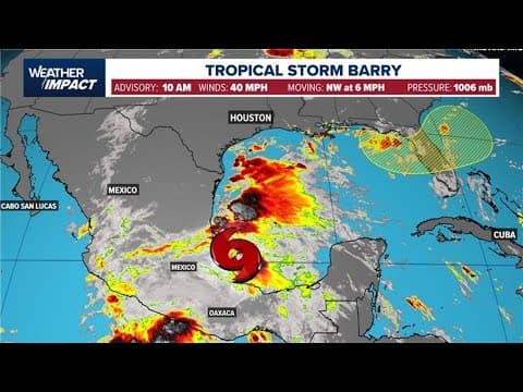 Tropical update: Tropical Storm Barry forms in southern Gulf