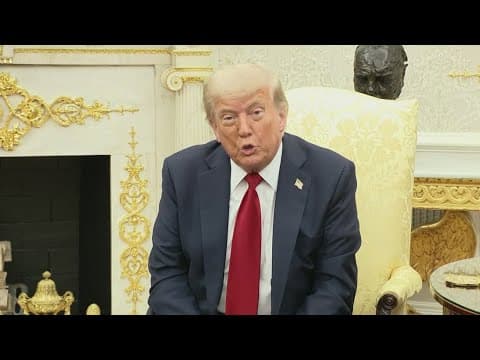 Trump threatens tariffs on Russia if peace deal in Russia-Ukraine war isn't reached