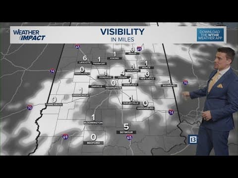 Thick fog has blanketed Indiana Tuesday morning, more rain ahead tonight