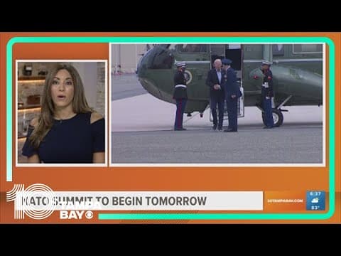 Biden heads to Lithuania for NATO summit